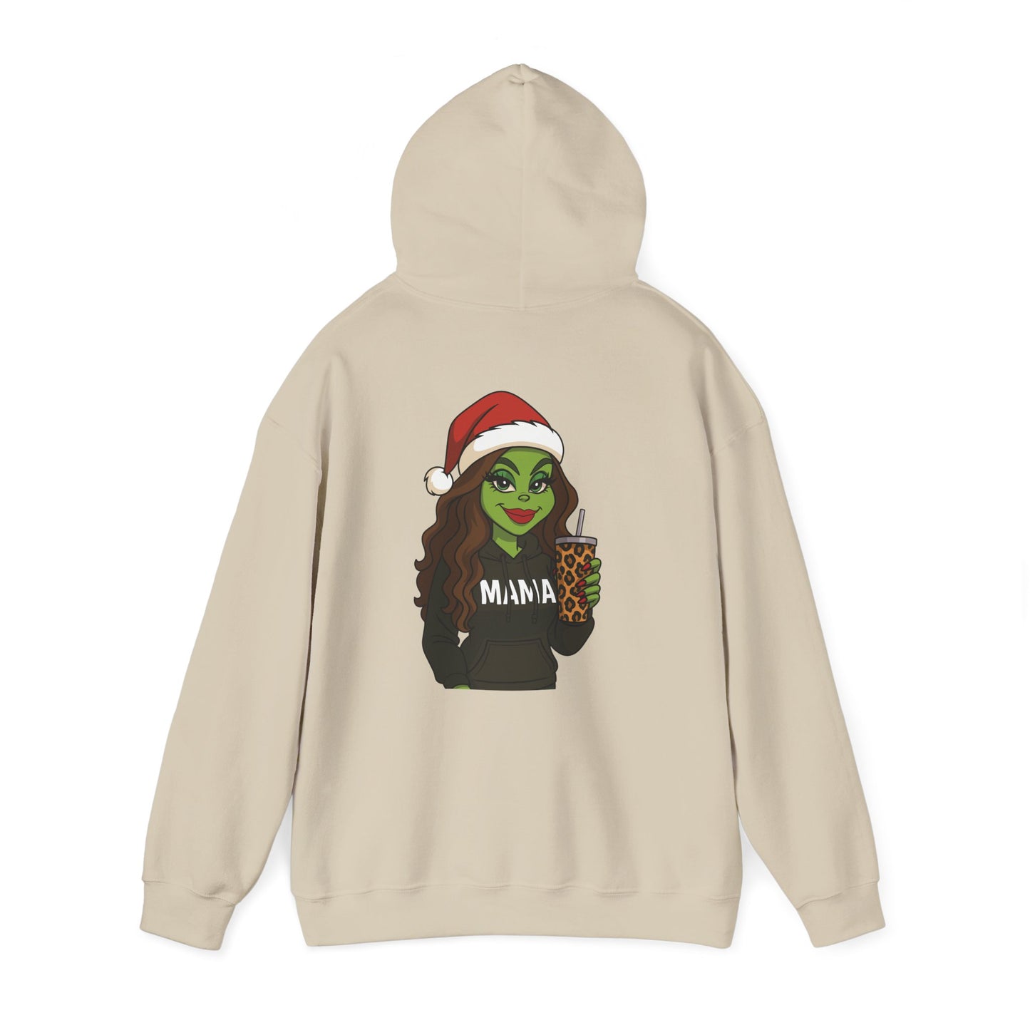 Funny Holiday  Christmas Chaos Coffee Lover Mama Hoodie