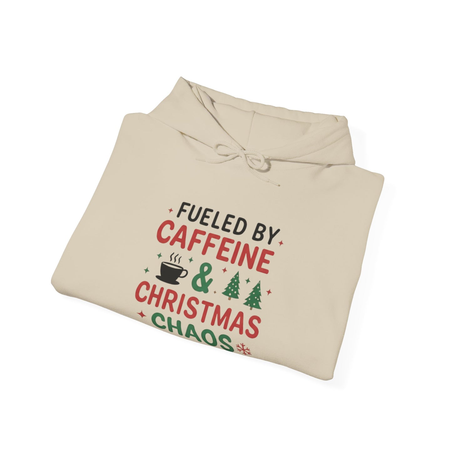 Funny Holiday  Christmas Chaos Coffee Lover Mama Hoodie