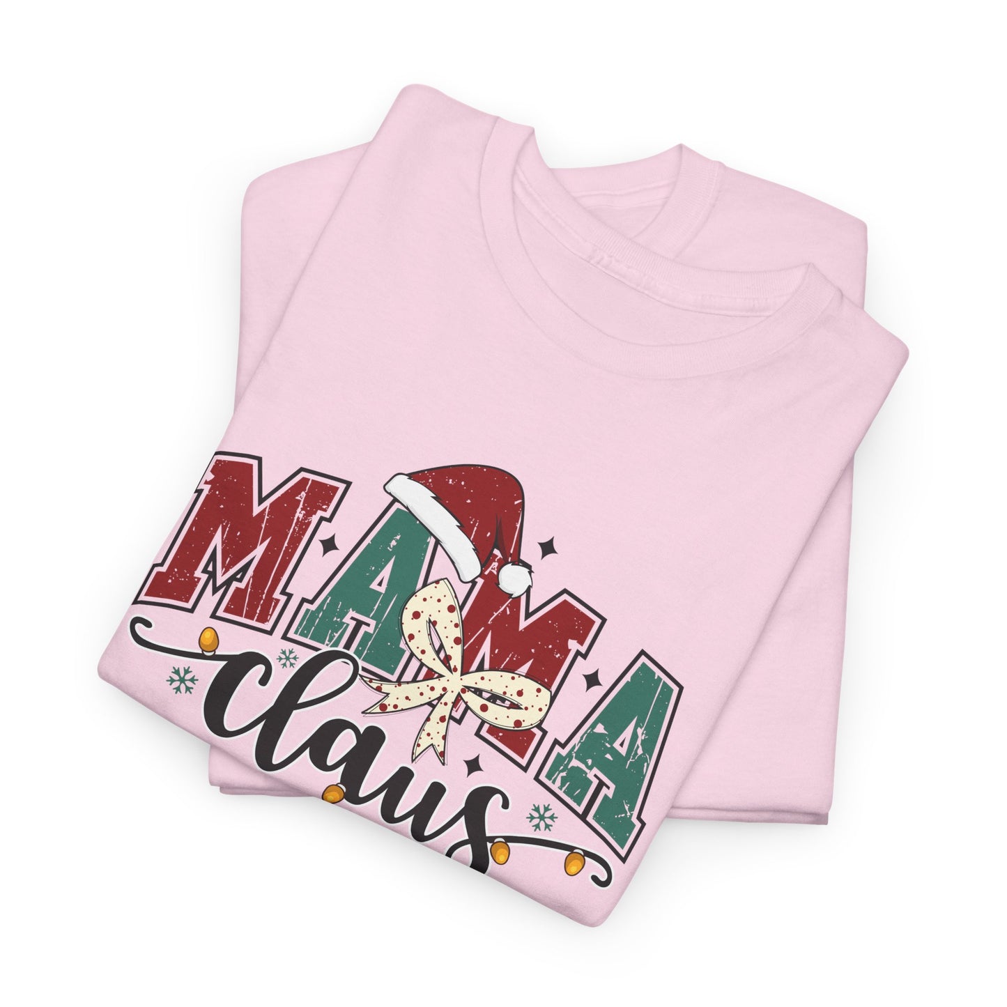 MAMA Claus T-Shirt | Cute Christmas Mom Graphic Tee