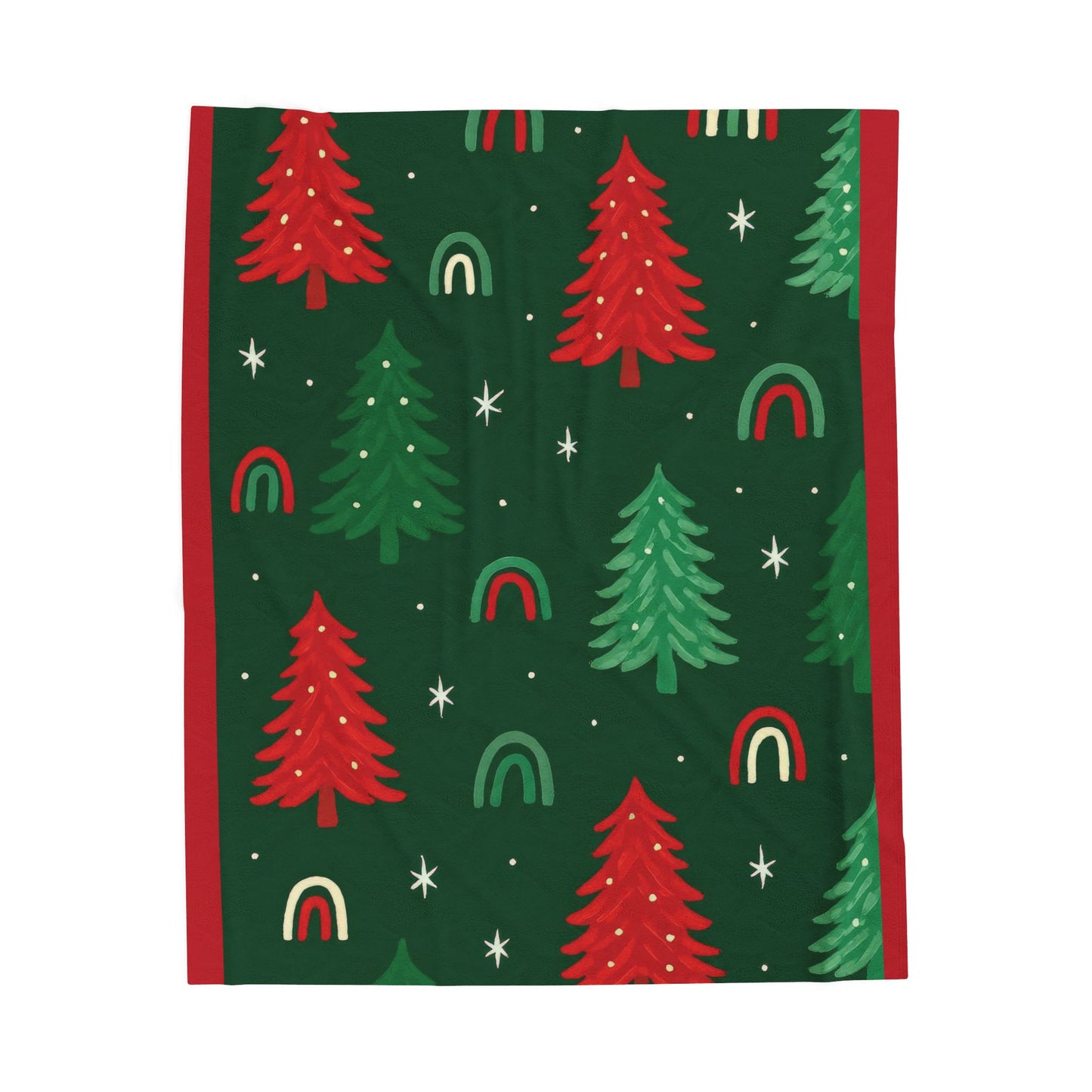 The "Elevated Cozy" Christmas Tree Throw Blanket - Modern Holiday Decor for Moms