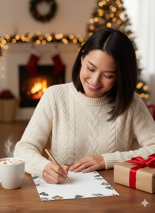 Delicate Christmas Page Borders